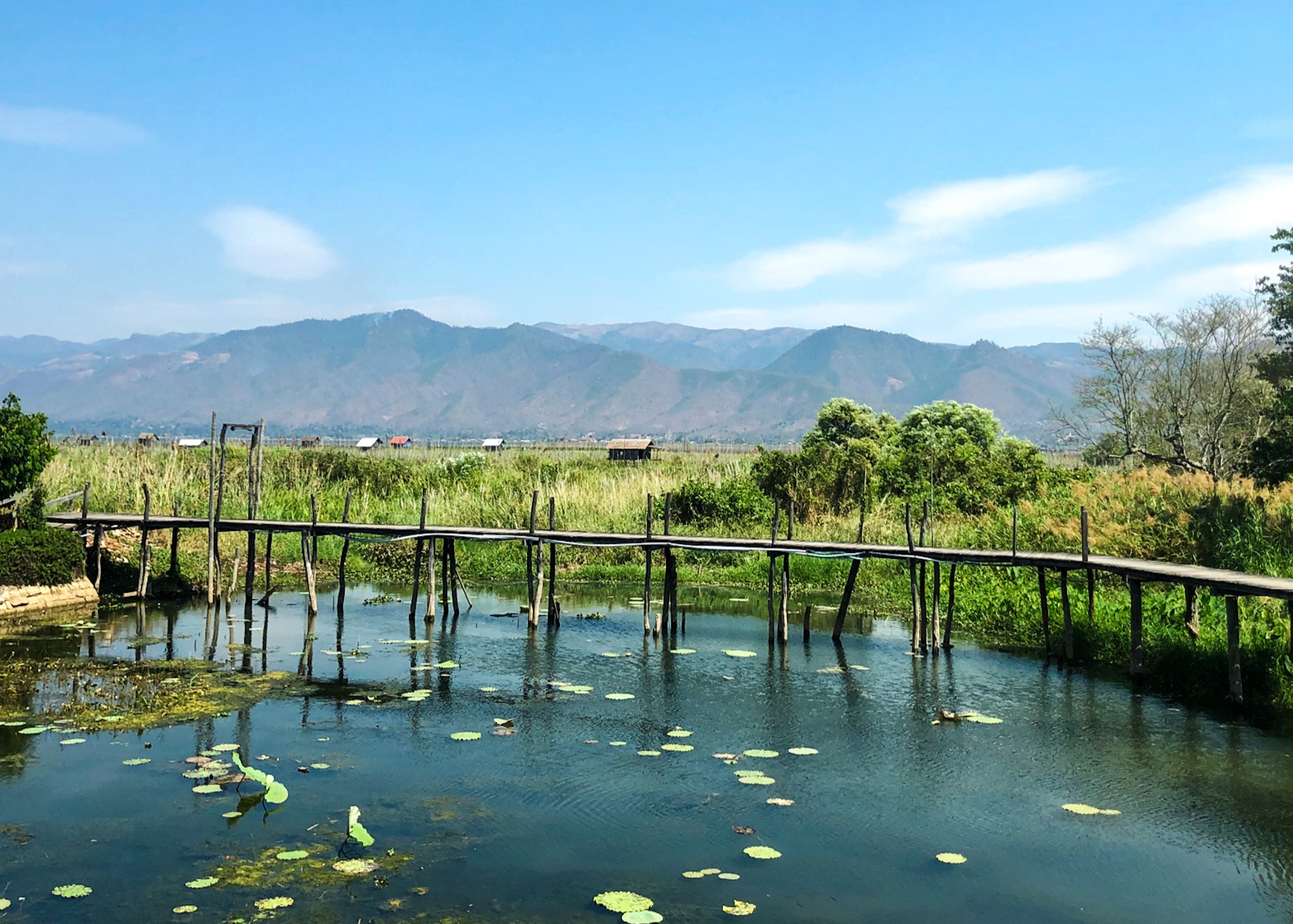 Vue du lac Inle